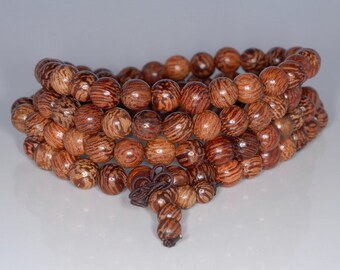 Natural Wood Beads Natural Beads NAT-154 8mm Palmwood Beads 8mm Wood Beads