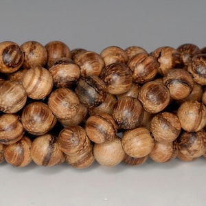 10 Strands 6mm 108PCS Vietnam Sandalwood Qinan Garde AA Prayer Buddha Mala Meditation Beads Round Loose Beads LOT (90183150-258)x10