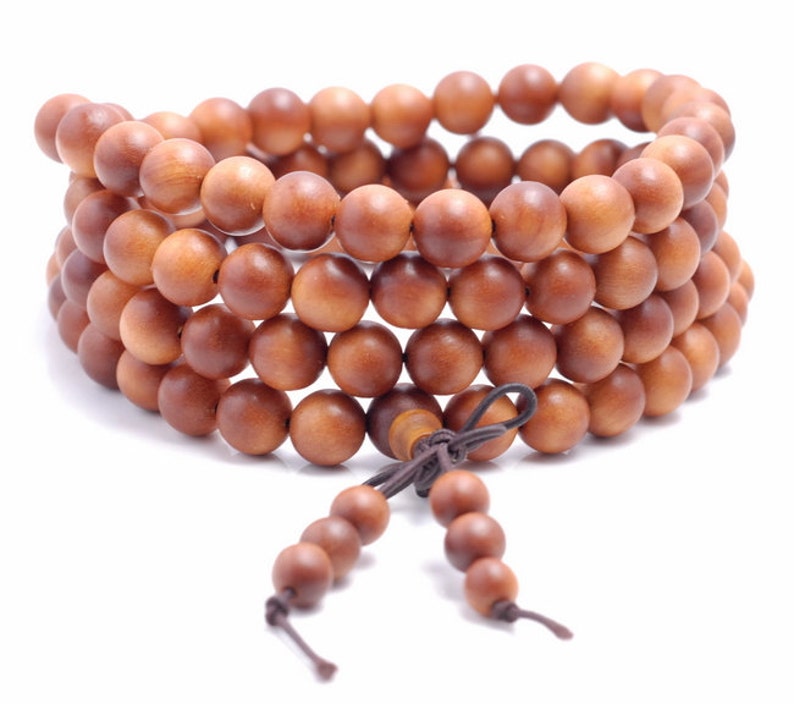x10 90183362-781 10 Strands 108PCS 6mm Fragrant Australia Barbie Sandalwood Grade A Prayer Buddha Mala Meditation Beads Round LOT