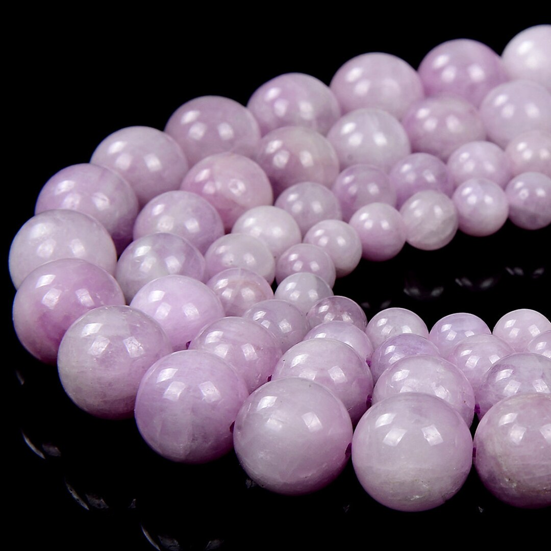 Natural Kunzite Gemstone Grade AAA Round 7MM 8MM 9MM 10MM 11MM 12MM