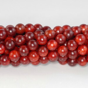 10 Strands 108PCS 6mm Natural Dragon Blood Wood Red Agathis Alba Prayer Buddha Mala Meditation Beads Round Beads BULK (90182445-391)x10