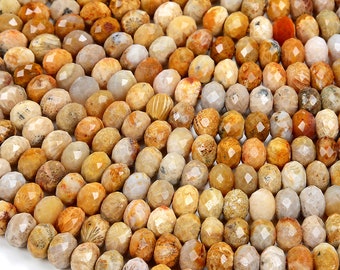 Beautiful 7-11mm Red Coral Gemstone Irregular Barrel Loose Beads 15'' Strand
