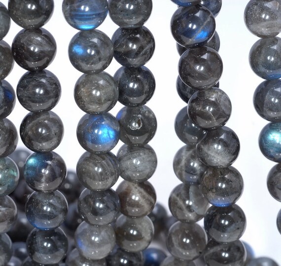 12 mm Beauté Labradorite Gemstone Grade AA Round Bracelet 7.5/"