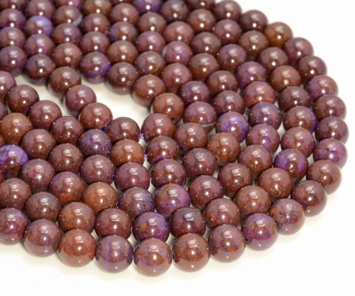 6/8/10/12MM PURPLE AFRICA SUGILITE GEMSTONE ROUND LOOSE BEADS 15 - Foto 3
