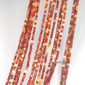 2MM Decadence Mookaite Gemstone Round 2MM Loose Beads 16 inch Full Strand LOT 1,2,6,12 and 50 (90113617-107 - 2mm C)
