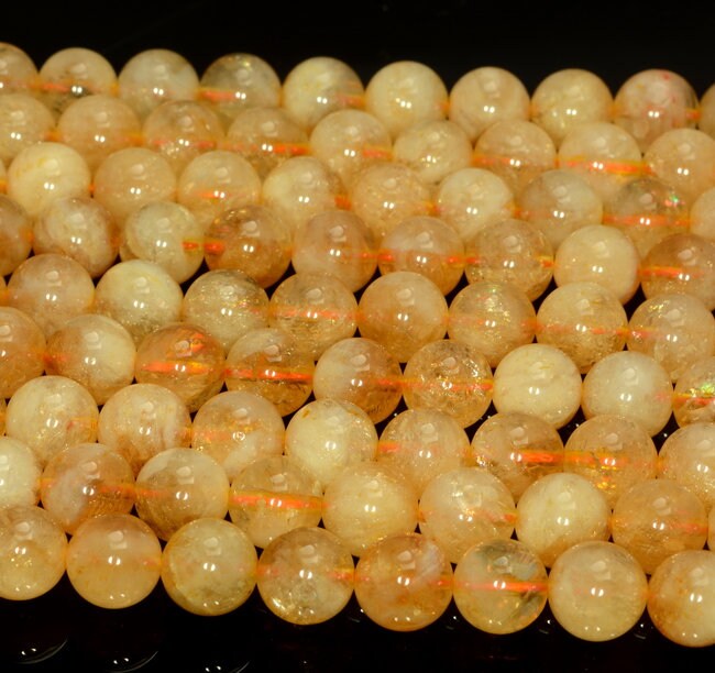 Perline Sfaccettate Rotonde Di Cristallo Preciosa 5mm - Citrino - Foto 5