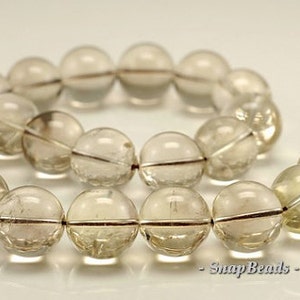 17mm Smoky Quartz Gemstone Round Loose Beads 7.5 inch Half Strand (90191495-B1-502)