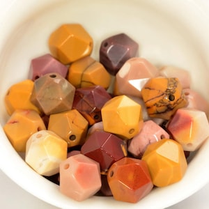8MM Mookaite Beads Star Cut Faceted Grade AAA Genuine Natural Gemstone Loose Beads 14.5&quot; LOT 1,3,5,10 and 50 (80005256-M23)