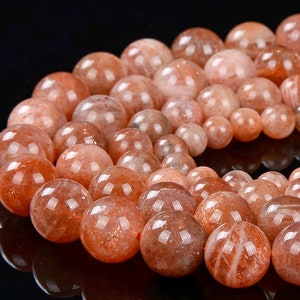 Natural Rainbow Lattice Sunstone Lepidocrocite Gemstone Grade AAA Round 4MM 5MM 6MM 7MM 8MM 9MM 10MM Loose Beads BULK LOT (D254)