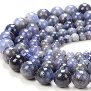 Natural Tanzanite Gemstone Grade A Round 4MM 5MM 6MM 7MM 8MM Loose Beads BULK LOT 1,2,6,12 and 50 (D240)