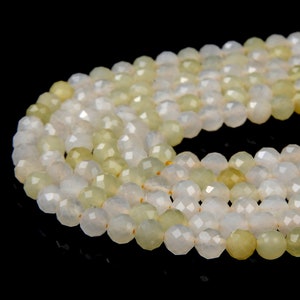 5MM Gelbe Zitronenquarz Edelstein Grade AA Micro Facettierte Runde Perlen 15 Zoll Vollstrang BULK LOT 1,2,6,12 und 50 (80009126-P14)
