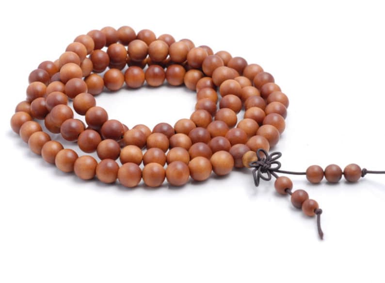 x10 90183362-781 10 Strands 108PCS 6mm Fragrant Australia Barbie Sandalwood Grade A Prayer Buddha Mala Meditation Beads Round LOT