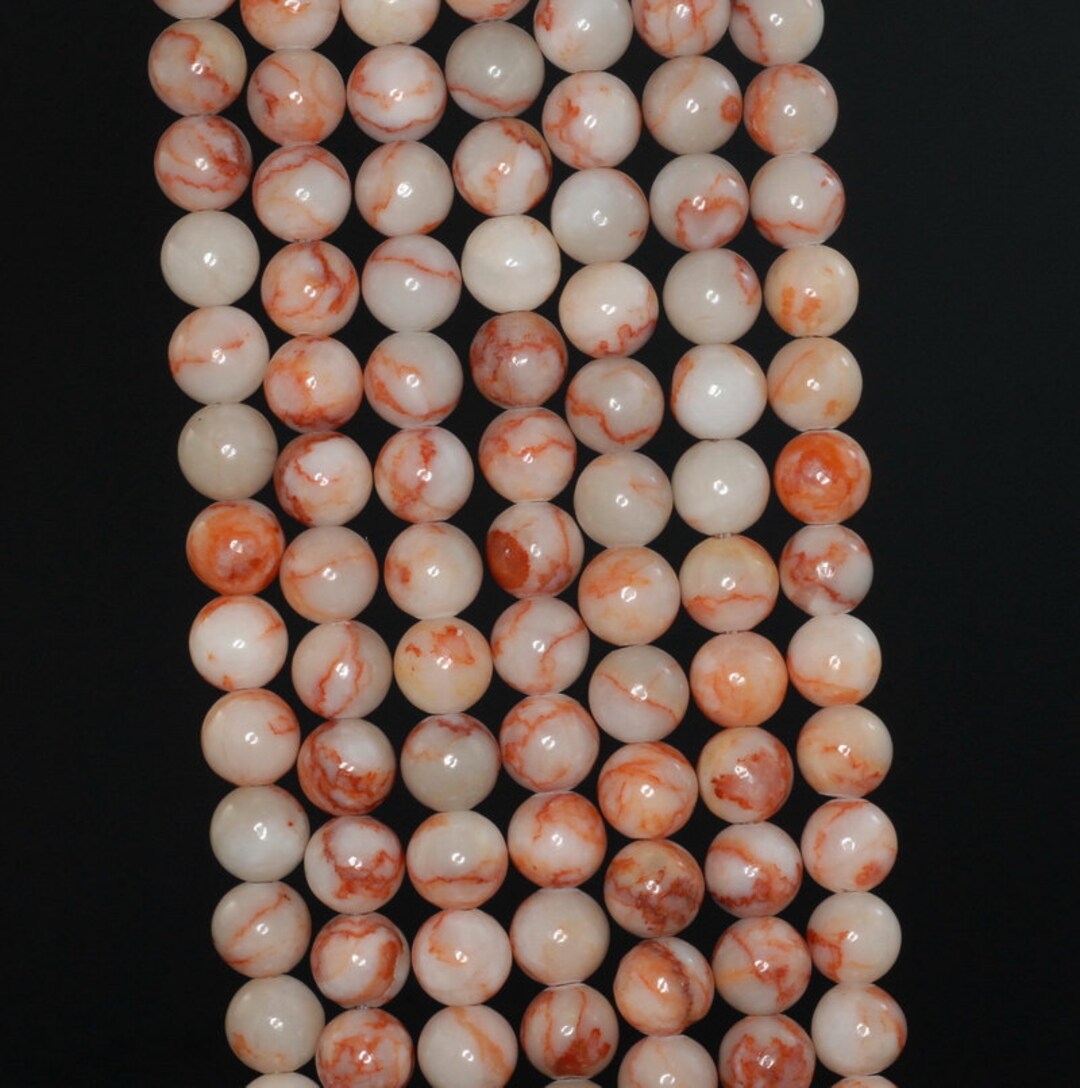 Genuine Natural Red Zebra Jasper Gemstone Grade Aa Round 4mm 6mm 8mm