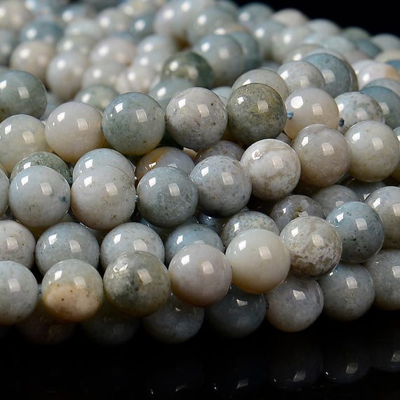 天然ブルー オーシャン ジャスパー 宝石 グレード A ラウンド 8 MM 9