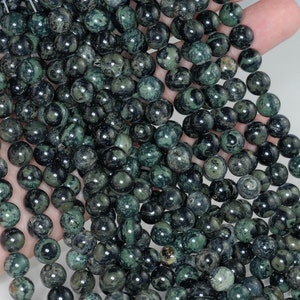 6mm Kambaba Jasper Gemstone Green Round 6mm Loose Beads 15.5 inch Full Strand LOT 1,2,6,12 and 50 (90183748-370)