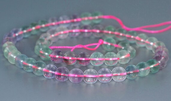 Bracelet Fluorite , Perle Ronde Facetté 10 Mm - Bracelet/Fluorite - Foto 3