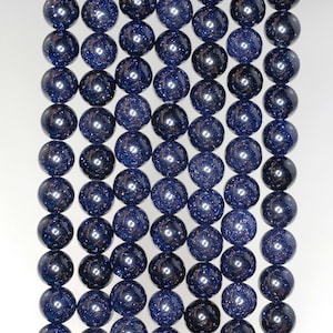 4mm Discoblue Sandstone Gemstone Blue Round 4mm Loose Beads 15.5 inch Full Strand (90148766-246)