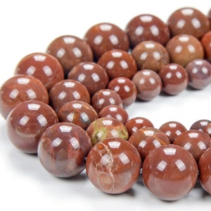 Natural Brown Australian Opal Gemstone Grade AA Round 5MM 6MM 7MM 8MM 9MM 10MM Loose Beads BULK LOT 1,2,6,12 and 50 (D310)