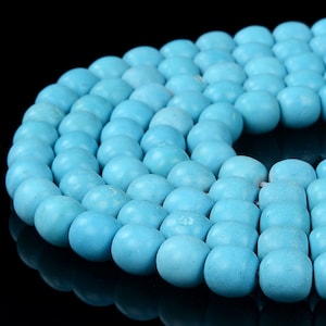 Matte Türkis Edelstein 11X11MM Fass Trommel Lose Perlen BULK LOT 1,2,6,12 und 50 (D419)