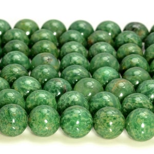 Groene Afrikaanse jade edelsteen kwaliteit AAA rond 4 MM 6 MM 8 MM 10 MM losse kralen BULKLOT 1,2,6,12 en 50 (A267)