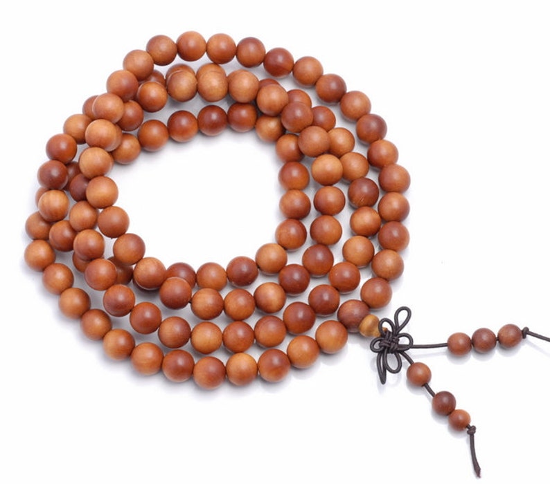x10 90183362-781 10 Strands 108PCS 6mm Fragrant Australia Barbie Sandalwood Grade A Prayer Buddha Mala Meditation Beads Round LOT
