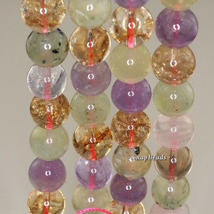 12mm Mix Quartz Gemstone Round Loose Beads 7.5 inch Half Strand LOT 1,2,6 and 12 (90191212-B25-545)