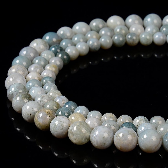 天然ブルー オーシャン ジャスパー 宝石 グレード A ラウンド 8 MM 9