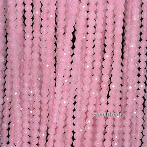 2mm Rose Quartz Gemstone Micro Faceted Round 2mm Loose Beads 15.5 inch Full Strand LOT 1,2,6,12 and 50 (90181585-107-2g)