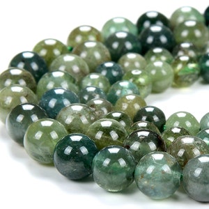 Zeldzame natuurlijke apatiet groen blauwe edelsteen grade AAA ronde 6MM 8MM losse kralen BULK LOT 1,2,6,12 en 50 (D289)