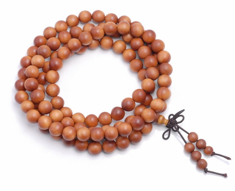 x10 90183362-781 10 Strands 108PCS 6mm Fragrant Australia Barbie Sandalwood Grade A Prayer Buddha Mala Meditation Beads Round LOT