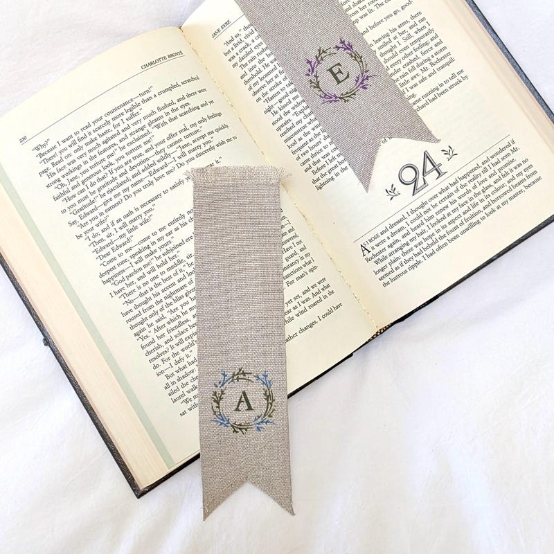 Ribbon Bookmark - Etsy