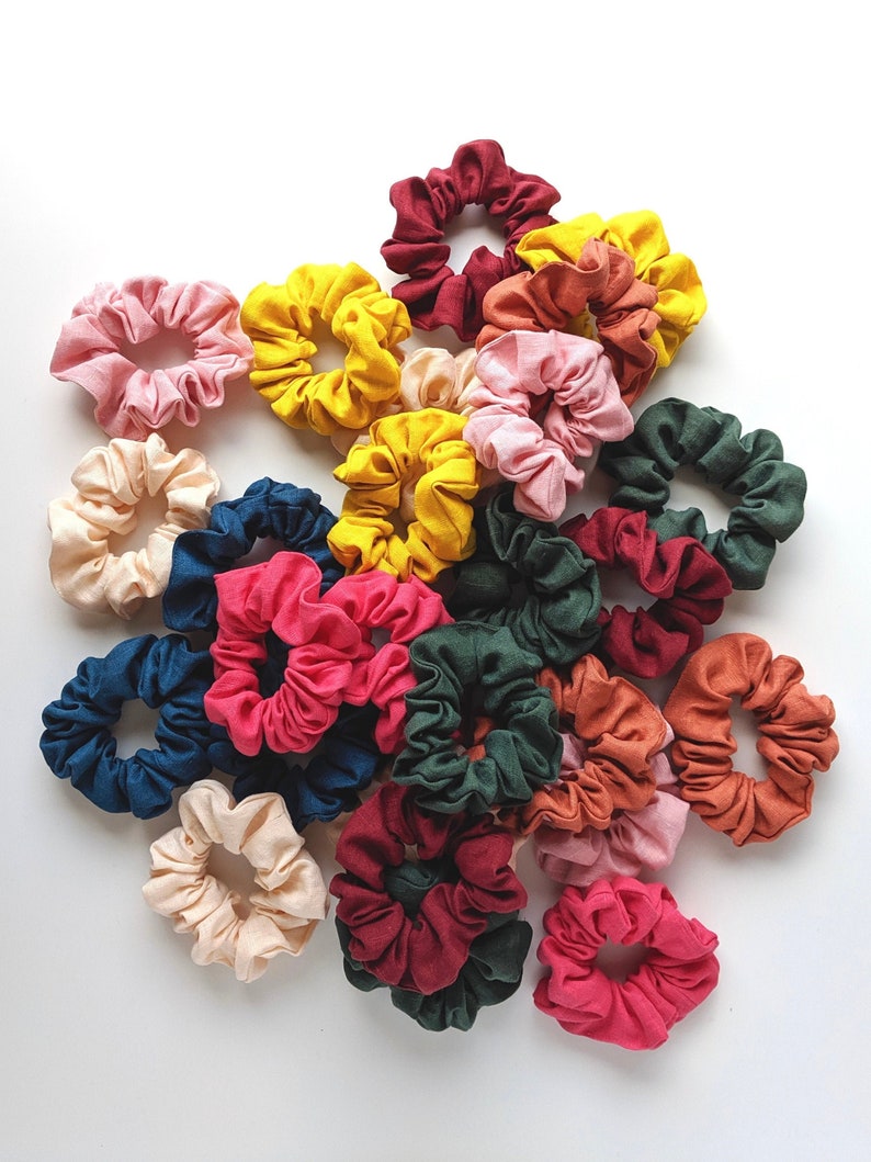 Handmade Linen Scrunchie image 4