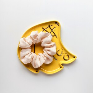 Handmade Linen Scrunchie Creamsicle