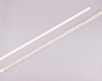 simple wedding dress belt