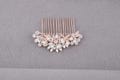 Crystal Bridal Hair Comb: Rose Gold Rhinestone Pearl Wedding Hair Accessory for Bride product logo