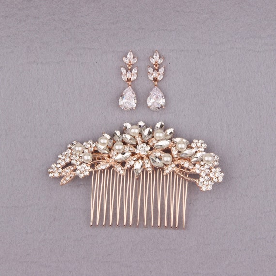 Wedding Hair Accessories Bridal Hair Comb Bridal Hair Piece Etsy