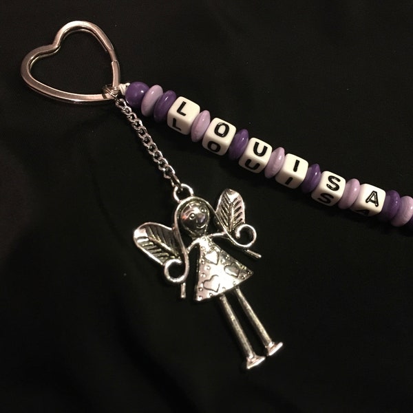 Keychain "My Guardian Angel" with name