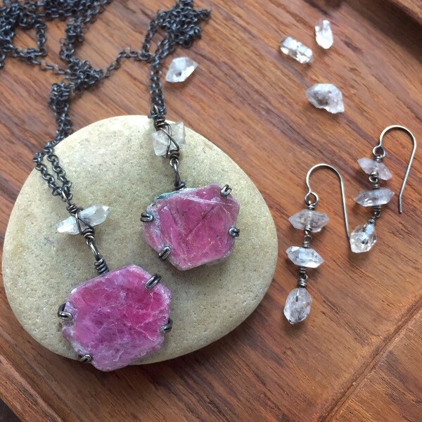 Raw Stone Jewelry Etsy