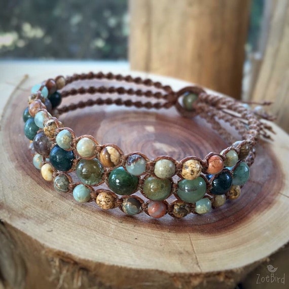 Green wrap bracelet sale