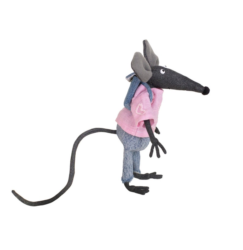 stuffed rat dog toy