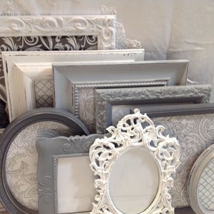 Shabby Chic Picture Frame Set Ornate Mix Custom Colors Vintage Mix Collage Gallery Wall