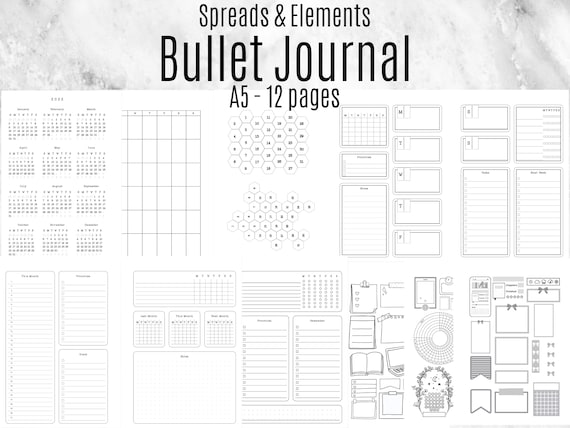 Bullet journal 2024 - PDF 
