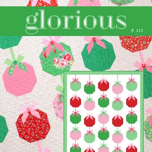 PDF Christmas Quilt Pattern - Glorious