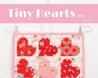 PDF Heart Quilt Pattern - Tiny Hearts Quilt