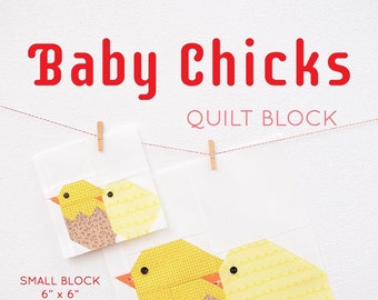 PDF Easter Quilt Pattern - Little Chicks quilt pattern