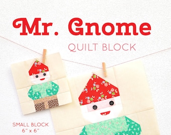 PDF Spring Quilt Pattern - Mr. Gnome quilt pattern