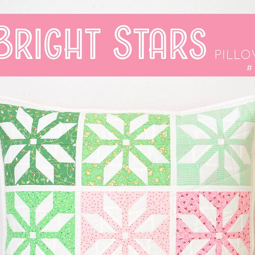 Summer Star Mini Quilt PDF Pattern Etsy