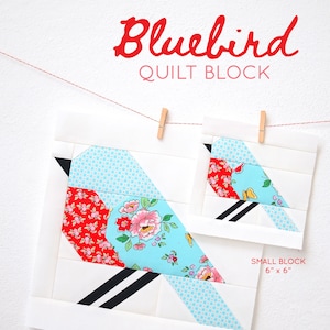 PDF Quilt Pattern Bluebird quilt pattern image 1