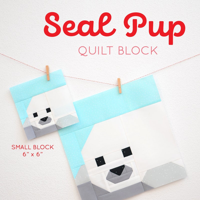 Seal Quilt Block Pattern - Etsy