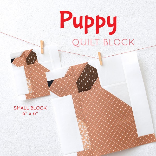 PDF Fall Quilt Pattern - Dog quilt pattern